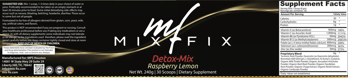 The Detox-Mix Mix Fix